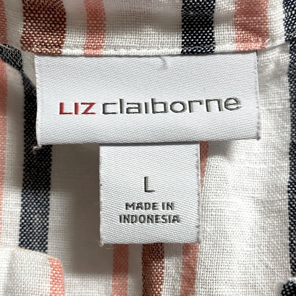Liz Claiborne linen/cotton blend dress. Size L NWOT - Picture 3 of 4
